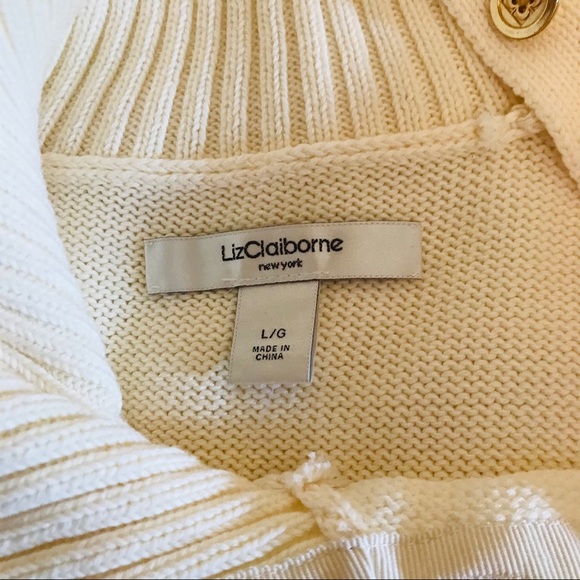Liz Claiborne 100% cotton long sleeve sweater - Picture 3 of 11
